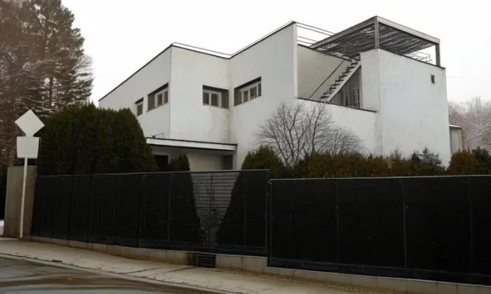 Vila Barrandovská 60 – zima