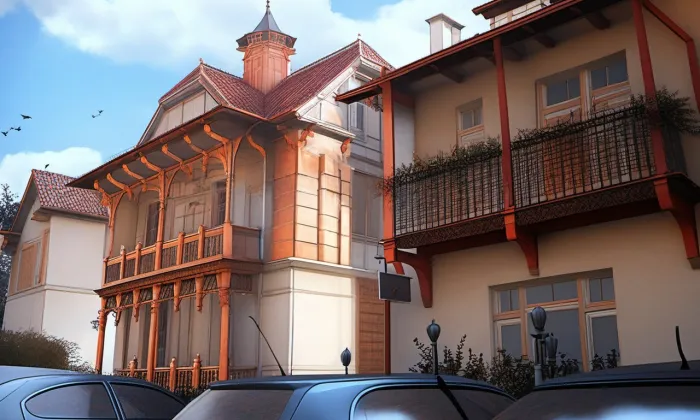 Vila Bellevue (Luhačovice) – podzim