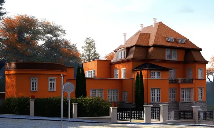 Vila dr. Otto Schwarze – podzim