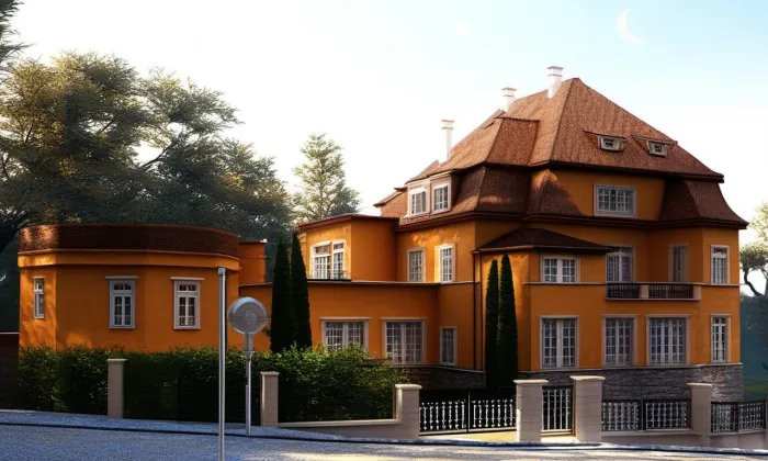 Vila dr. Otto Schwarze – noc
