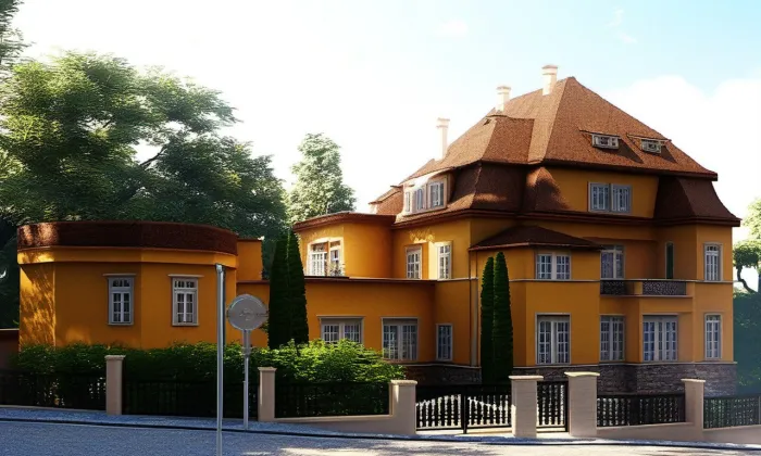Vila dr. Otto Schwarze – léto