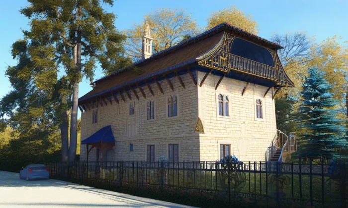 vila Františka Bílka – iluminace