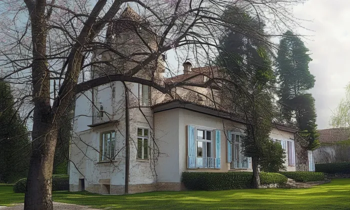 Vila Františka Melichara – jaro