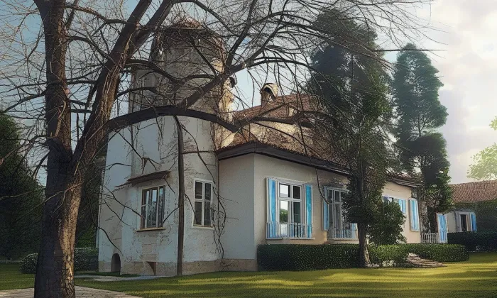 Vila Františka Melichara – léto