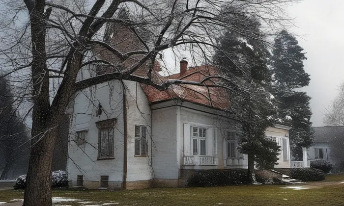 Vila Františka Melichara – zima