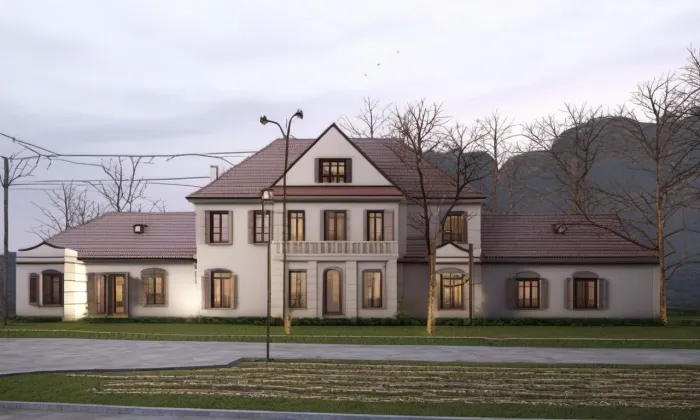 Vila Františky Lipčíkové – noc