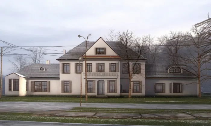 Vila Františky Lipčíkové – zima
