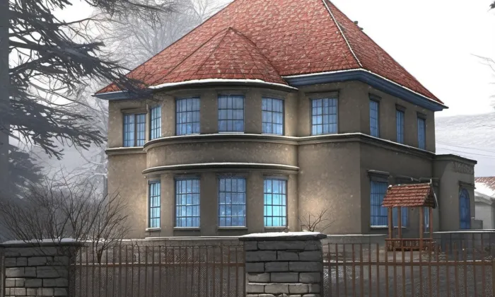 Vila Gottlieba a Stelly Fantelových – zima
