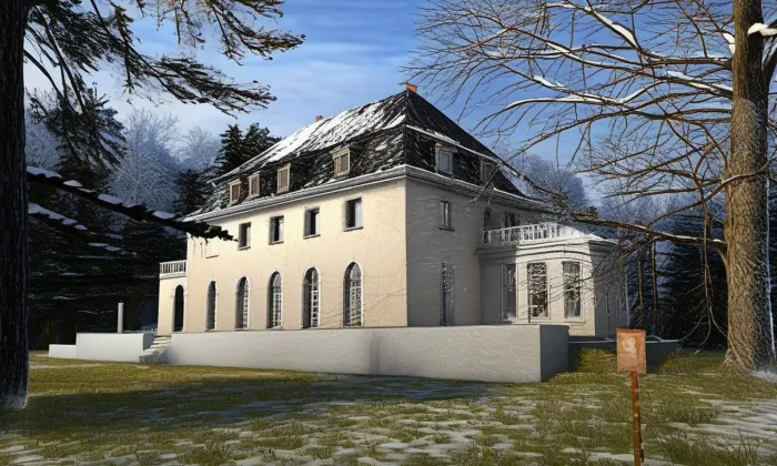 Vila Hermanna Schuberta – zima