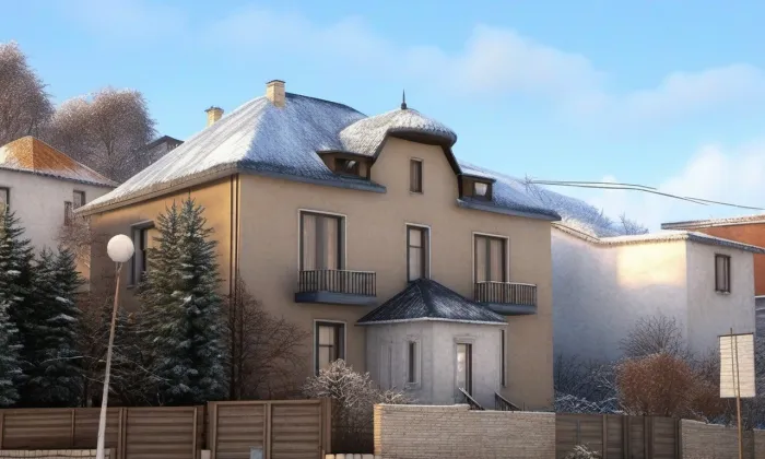 Vila Ludmila – zima