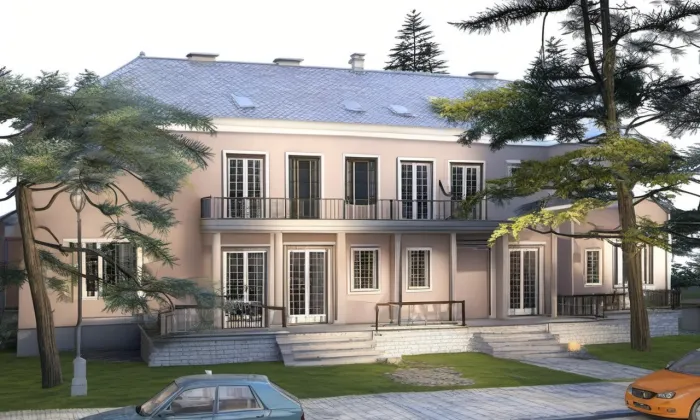 Vila rodiny Stratilových – noc