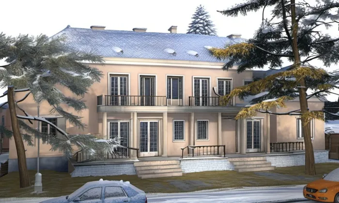 Vila rodiny Stratilových – zima