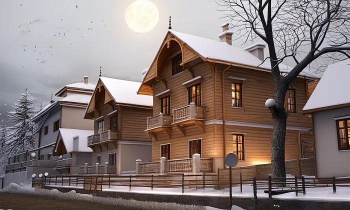 Vila Světlana – noc