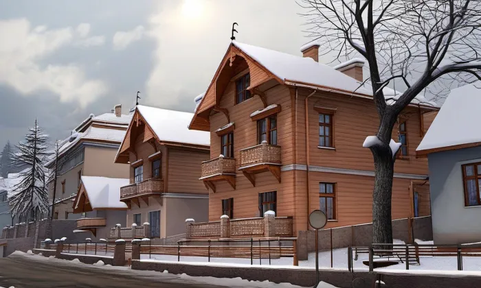 Vila Světlana – zima