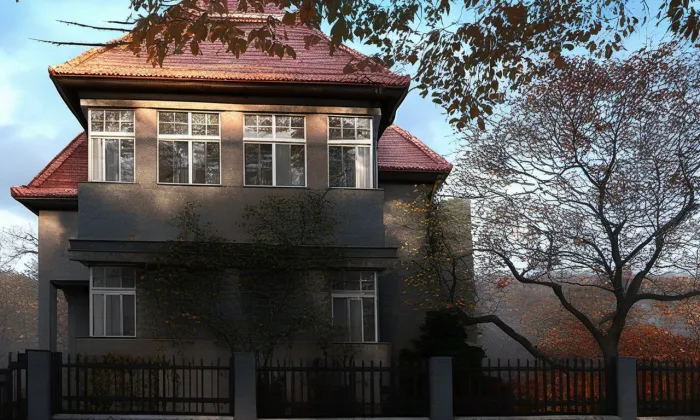 Vila Viktora Kříže – podzim