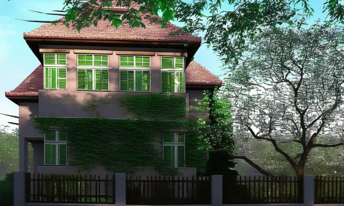 Vila Viktora Kříže – jaro