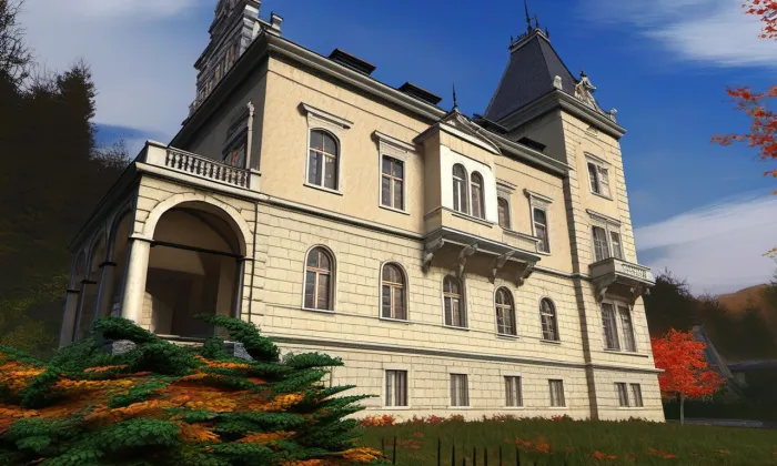 Vila Vlasta – podzim