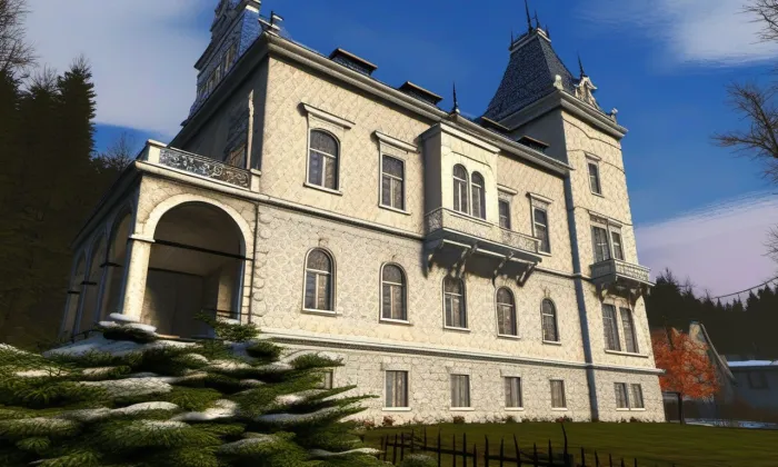 Vila Vlasta – zima