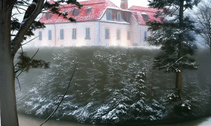 Vlkošov – zima