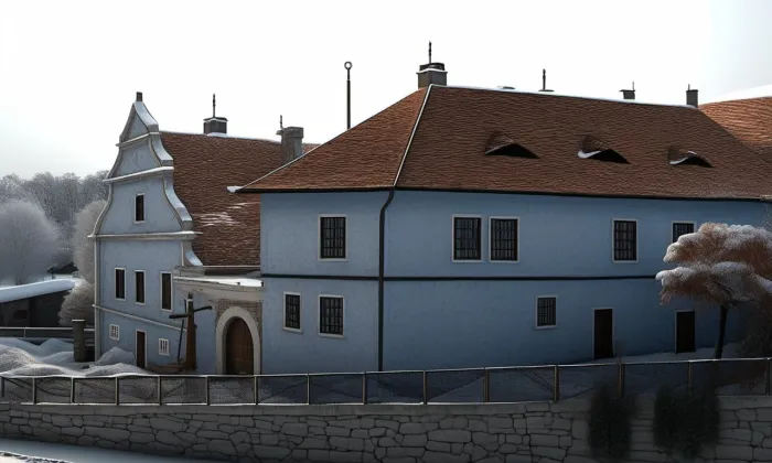 Vošahlíkův mlýn – zima