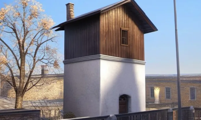 Vodárna Českých drah – noc