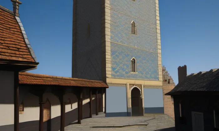 Vodárna (Tábor) – iluminace