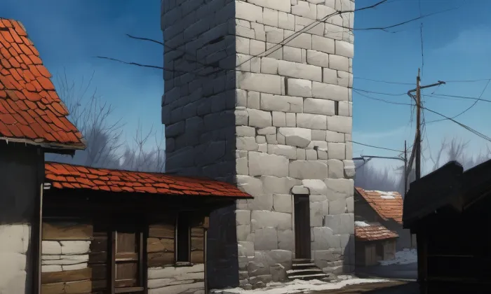 Vodárna (Tábor) – zima