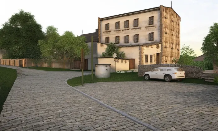 Vodní mlýn (Švihov) – léto