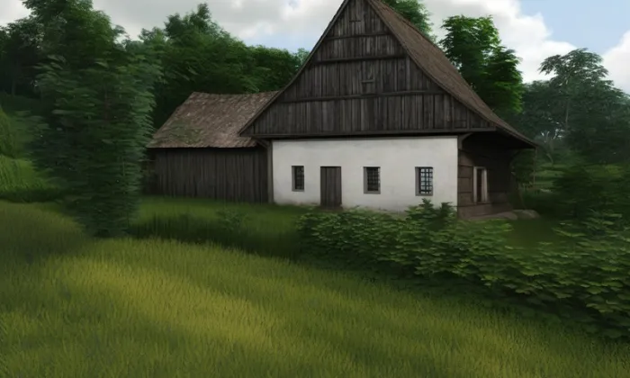 Vodní mlýn (Horní Heřmanice) – léto