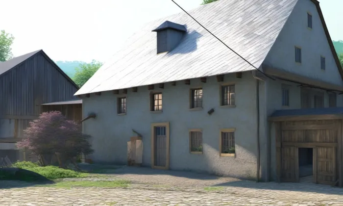 Vodní mlýn (Loučky) – léto