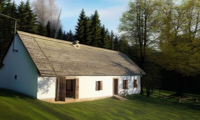 Vodní mlýn (Moravská Cikánka) – jaro