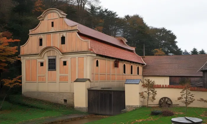 Vodní mlýn (Nový Knín) – podzim