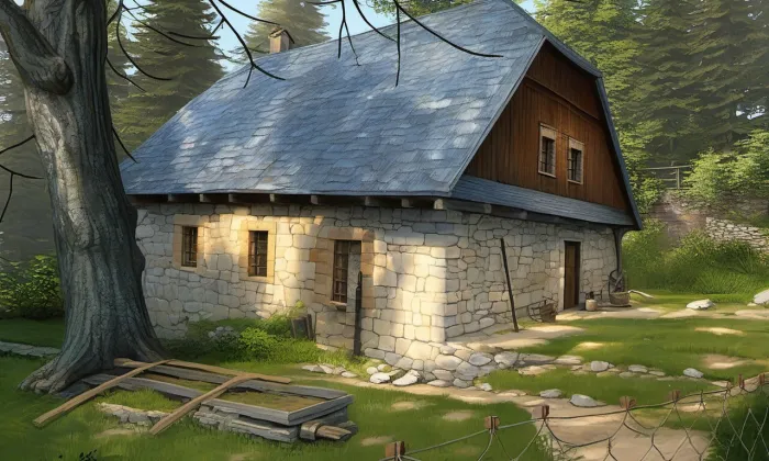 vodní mlýn čp. 11 (Trhová Kamenice) – léto