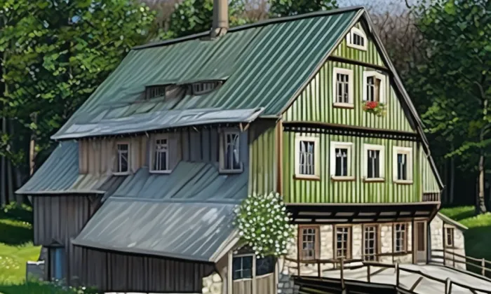 Vodní mlýn čp. 85 – jaro
