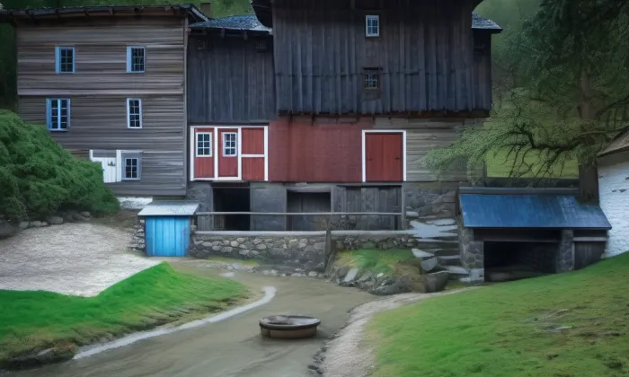 Vodní mlýn (Rychnov nad Kněžnou) – zima