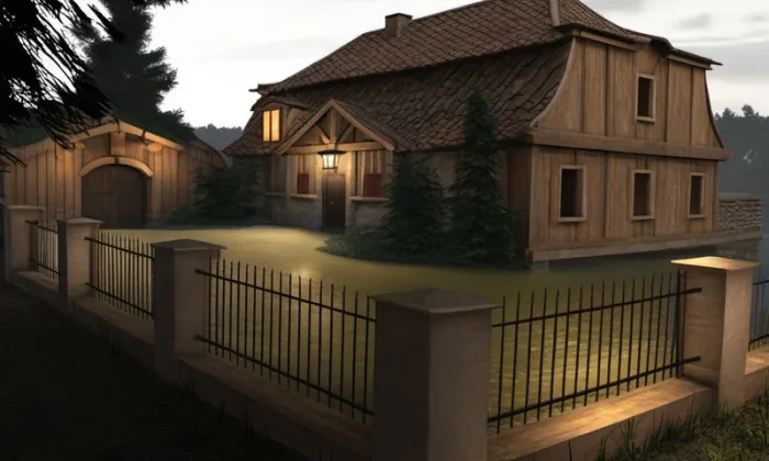 Vodní mlýn (Sazená) – noc