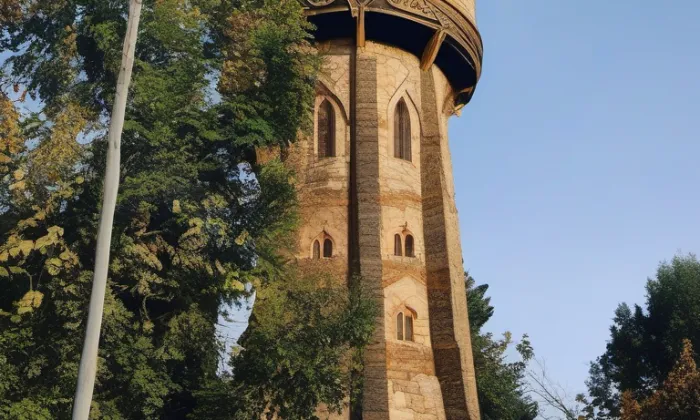 Vršovická vodárna – iluminace