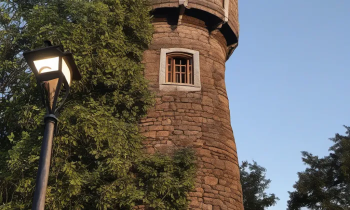 Vršovická vodárna – noc
