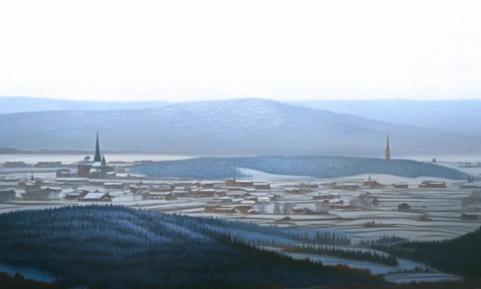Vstupní portál Květenské štoly – zima