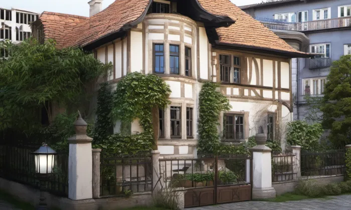 Vyskočilova vila – noc
