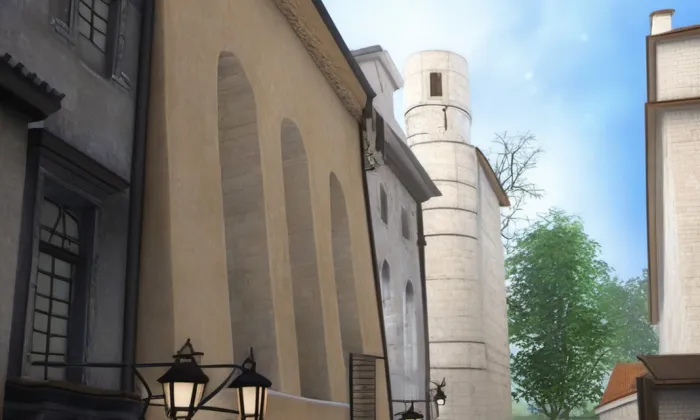 Vysoká synagoga – noc