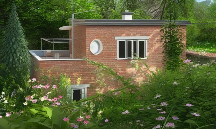 vzorový rodinný dům Svedlund – jaro