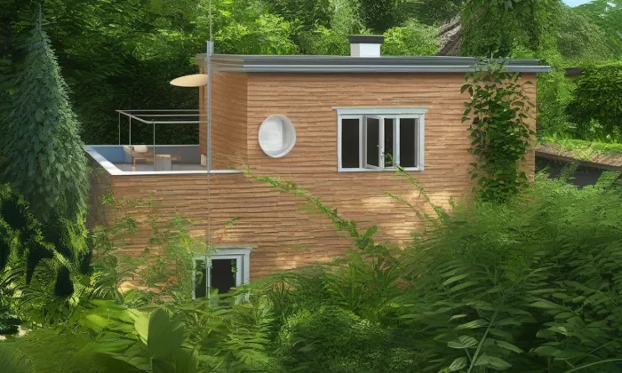 vzorový rodinný dům Svedlund – léto
