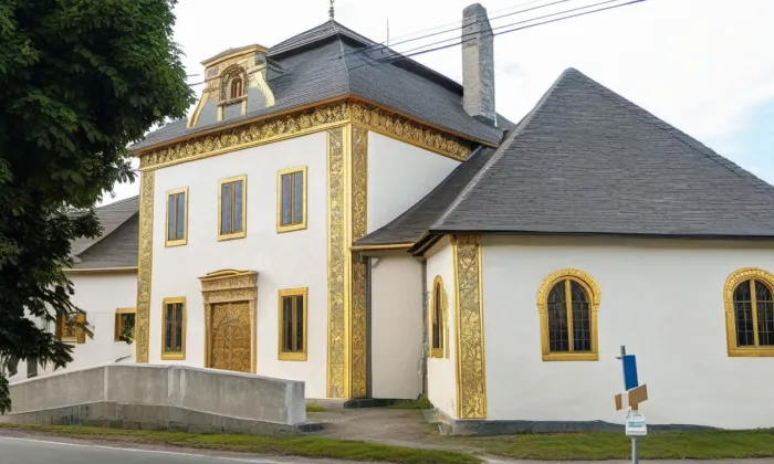 zájezdní hostinec v Ostrově nad Oslavou – iluminace