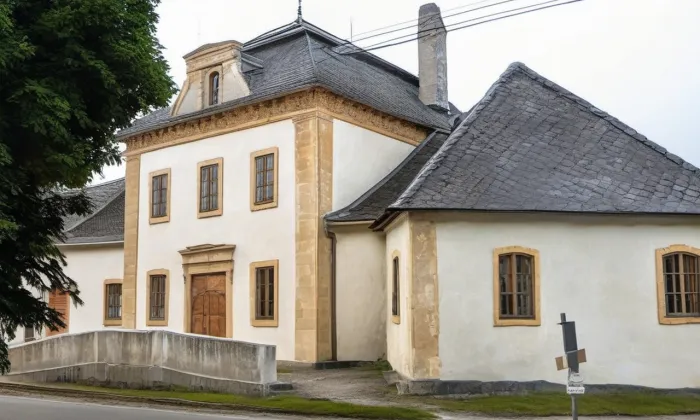 zájezdní hostinec v Ostrově nad Oslavou – noc