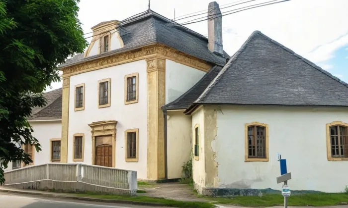 zájezdní hostinec v Ostrově nad Oslavou – léto