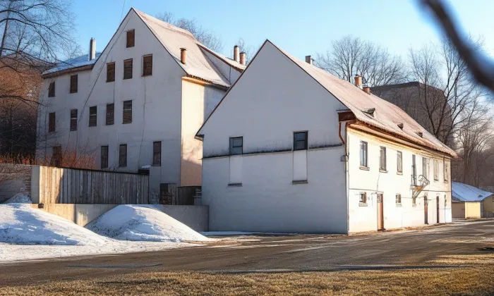 Zámecký pivovar v Libni – zima