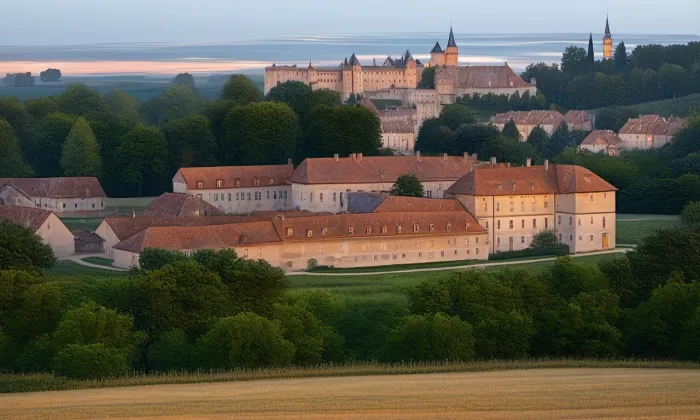 Zámek Líšeň – noc