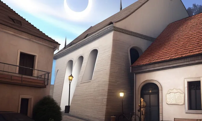 Zadní synagoga – noc