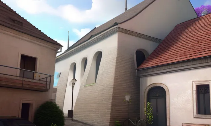 Zadní synagoga – jaro